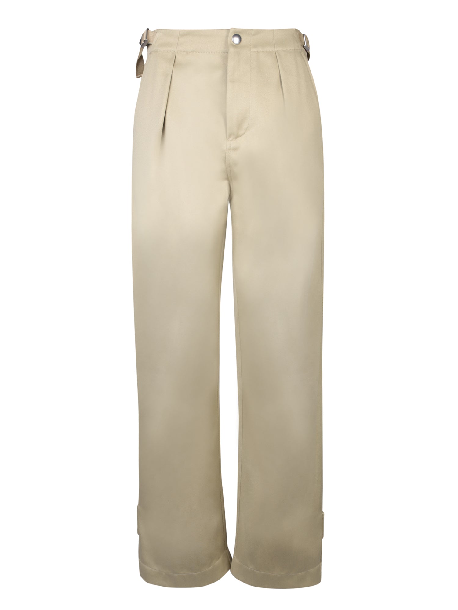 BURBERRY Adjustable Waist Mid-Rise Trousers for Women