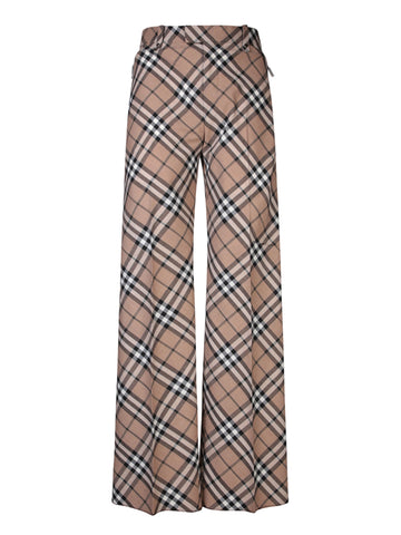 BURBERRY Iconic Wide-Leg Trousers