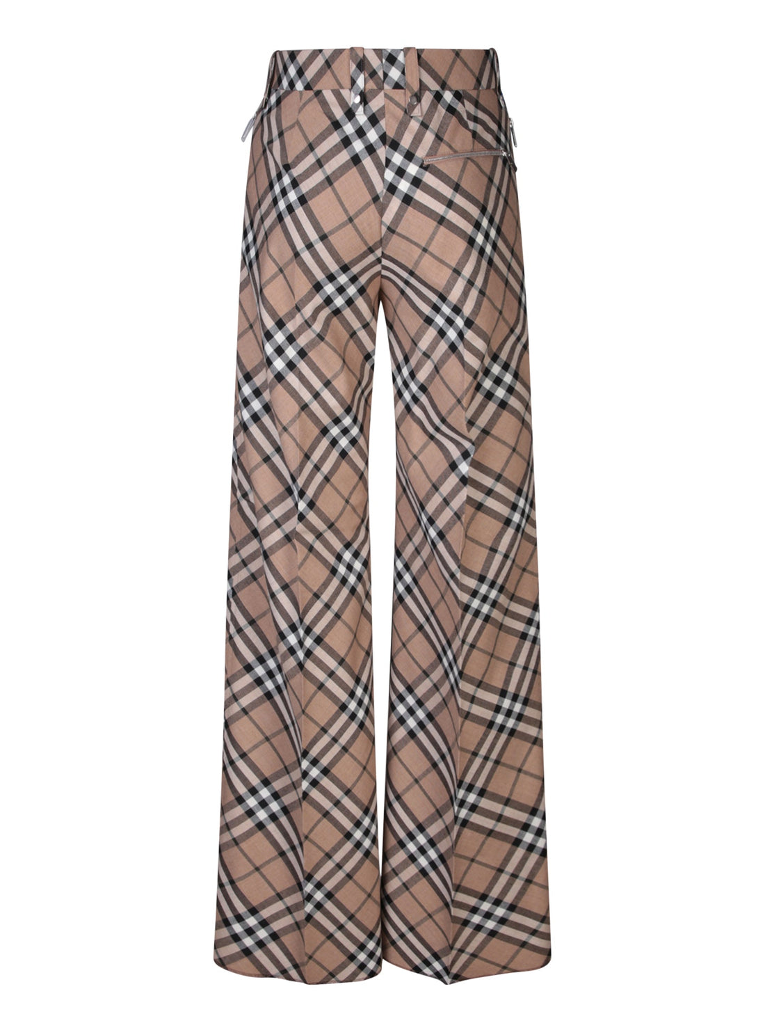 BURBERRY Iconic Wide-Leg Trousers