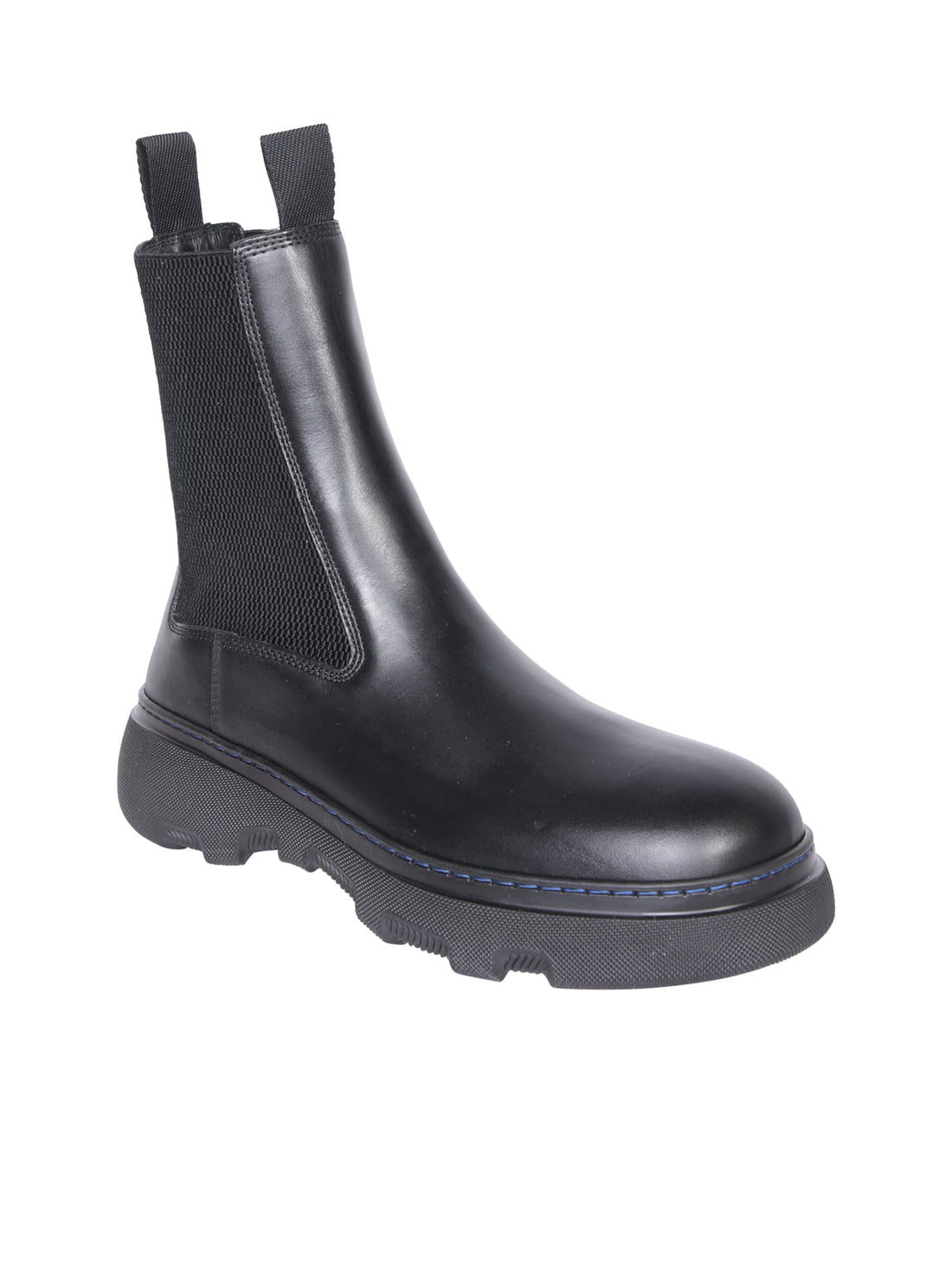 BURBERRY Stylish Leather Ankle Boots for Men