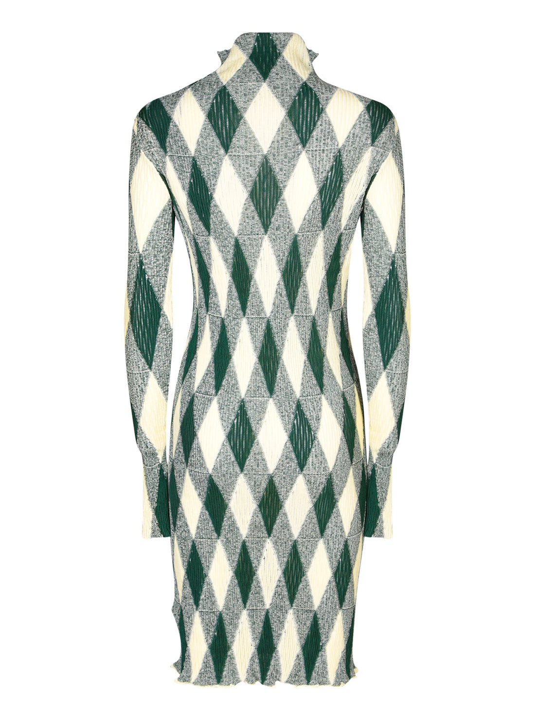 BURBERRY Elegant Mini Dress with Unique Diamond Print