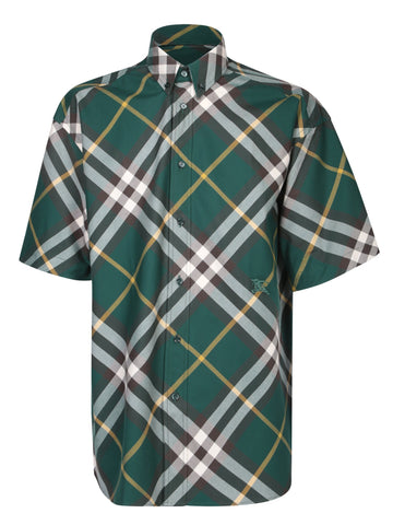BURBERRY Casual Short Sleeve Shirt with Iconic Logo