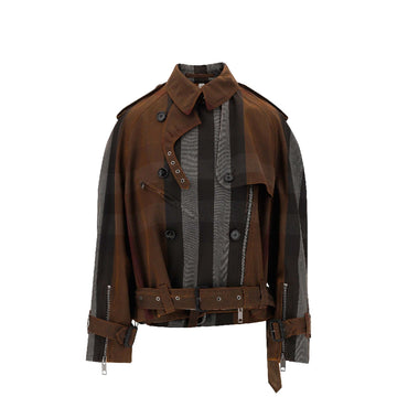 BURBERRY Stylish Biker Jacket for Women