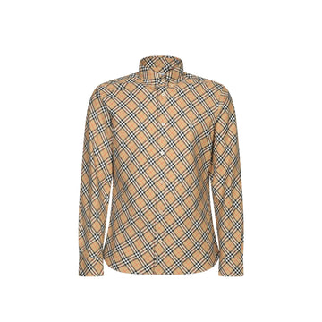 BURBERRY Sand Check Shirt for Men