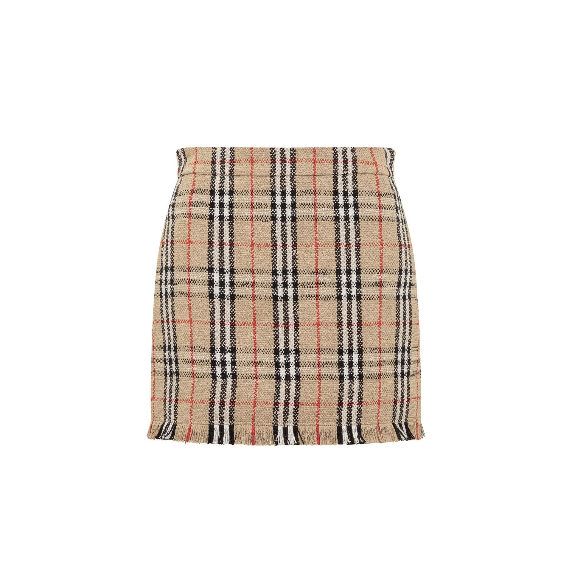 BURBERRY Vintage Pattern Mini Skirt for Women