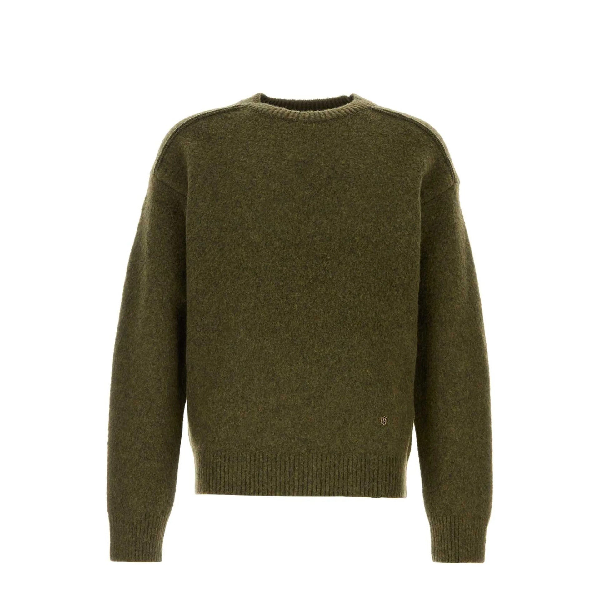 BURBERRY Luxurious Wool and Cashmere Sweater for Men - Fall Winter 24/25