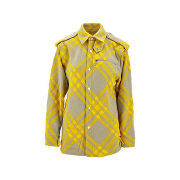BURBERRY Wool Checkered Design Jacket for Women