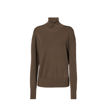 BURBERRY Wool Sweater with Equestrian Design for Women