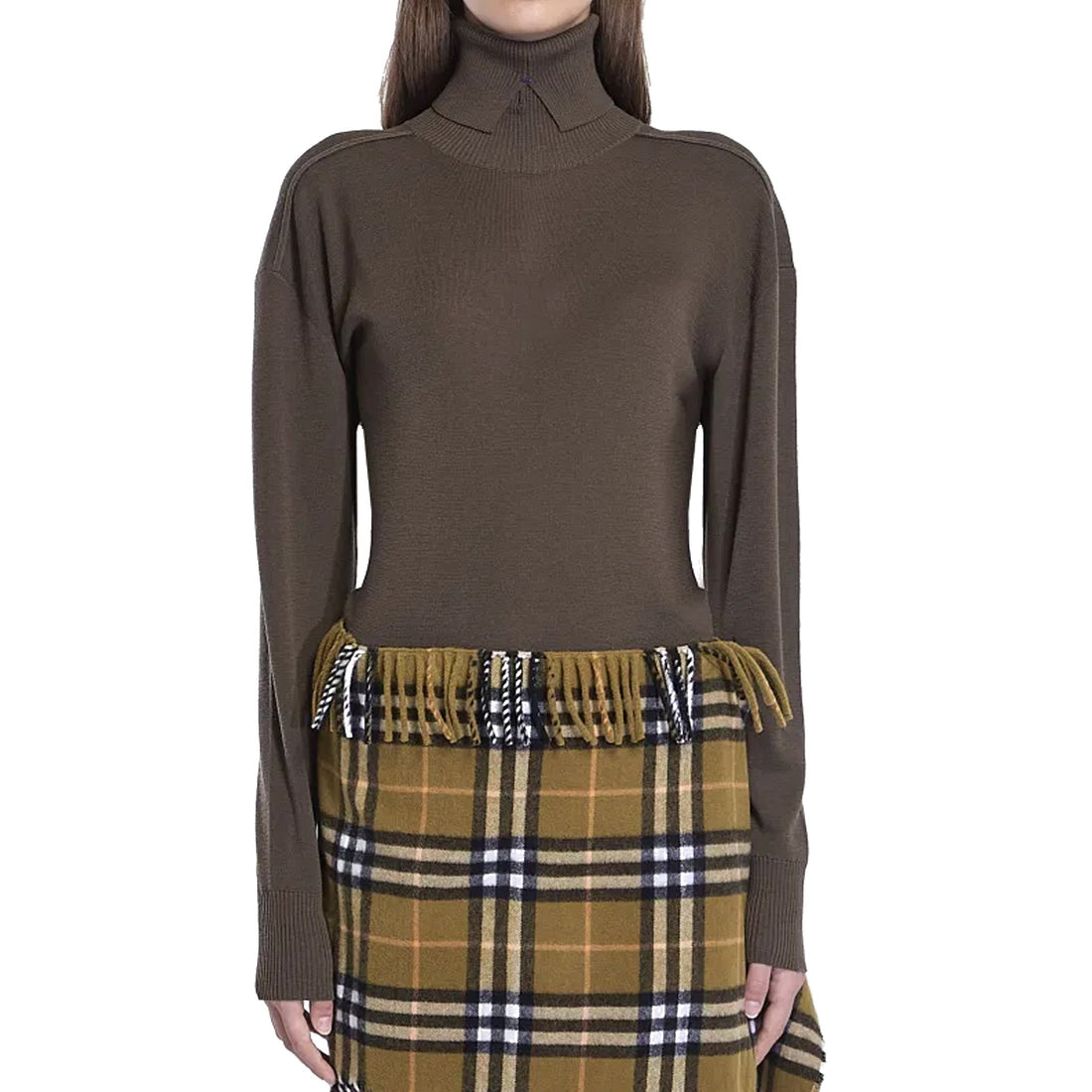 BURBERRY Wool Sweater with Equestrian Design for Women