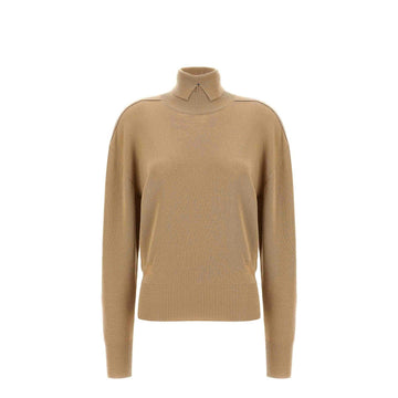 BURBERRY High Neck Wool Sweater for Women