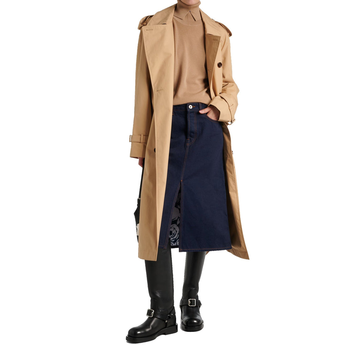 BURBERRY High Neck Wool Sweater for Women