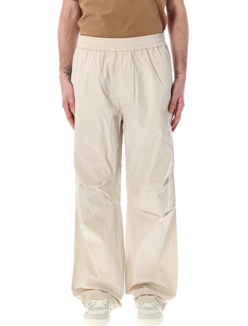 BURBERRY Men's Cargo Trousers with Drawstring Cuffs - Size L