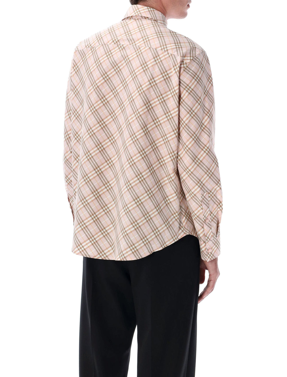 BURBERRY Check Cotton Shirt for Men - Spring Summer 25