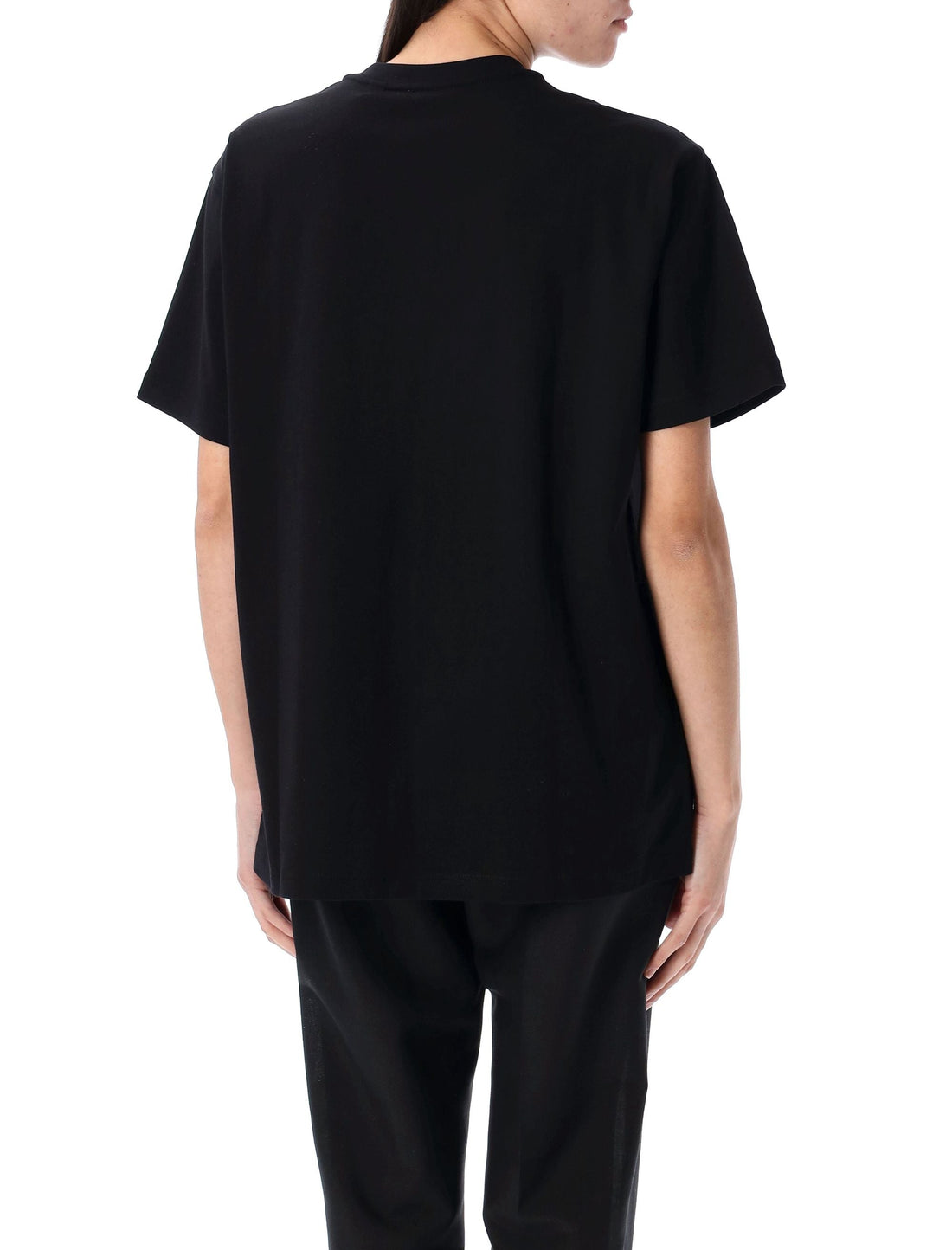 BURBERRY Check Pocket Cotton T-shirt - Loose Fit (S)