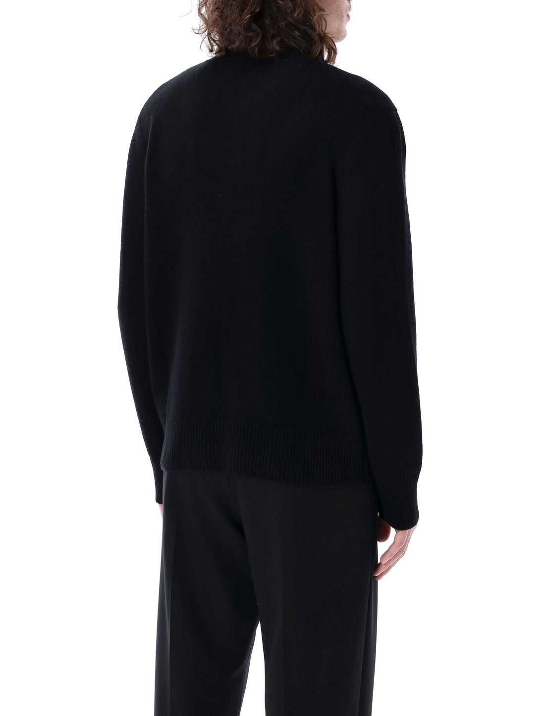 BURBERRY Wool Cashmere Crew Neck Sweater for Men