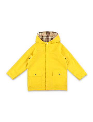 BURBERRY Reversible Check Cotton Jacket for Boys