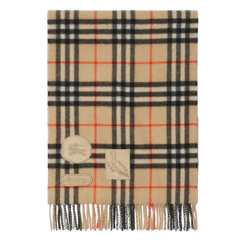 BURBERRY Mini Check Scarf with Badges