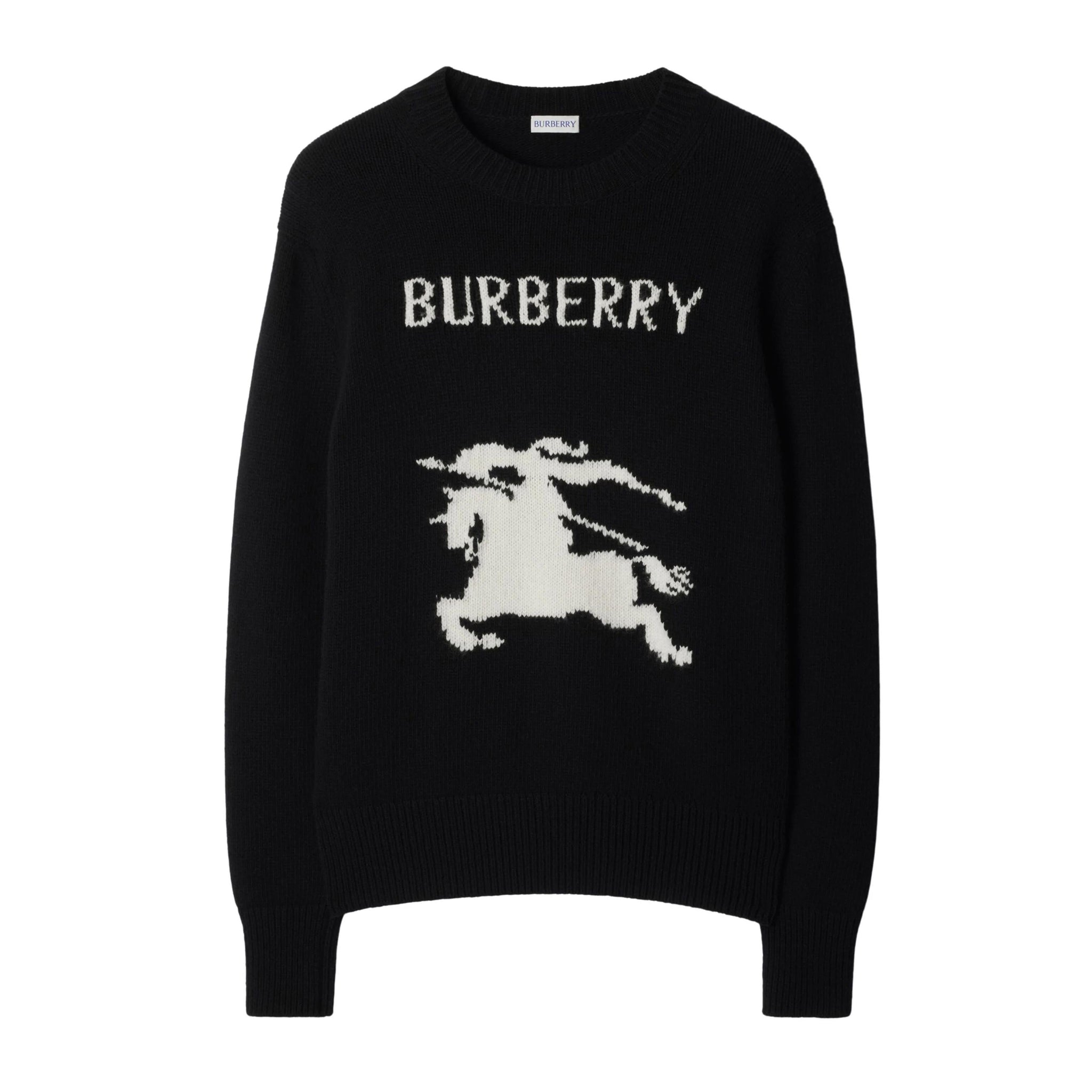 BURBERRY Men's Luxury Wool Blend Sweater - Spring Summer 25