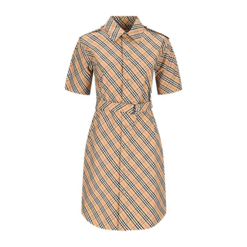 BURBERRY Stylish Women's Mini Dress for Spring Summer 25