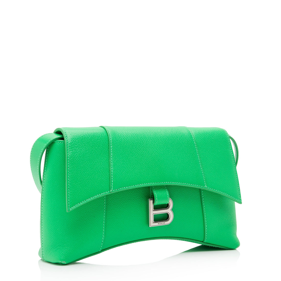 Balenciaga Grainy Calfskin Soft Hourglass XS Shoulder Bag (SHF-6CEwfP)