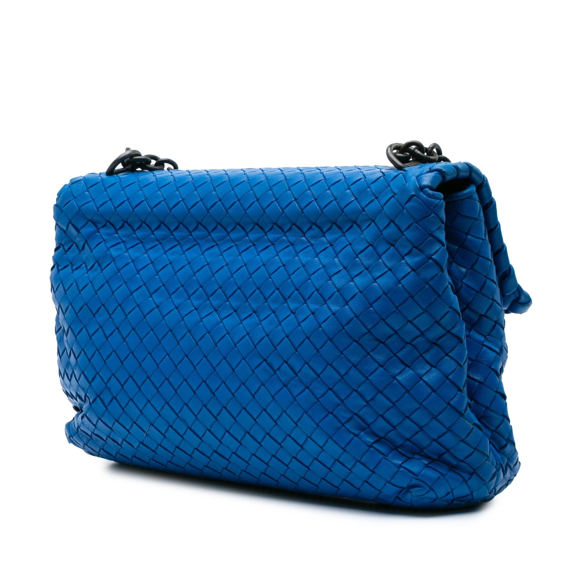 Bottega Veneta Medium Nappa Intrecciato Olimpia Shoulder Bag