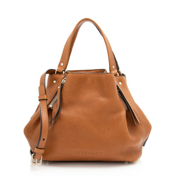 Burberry Calfskin House Check Maidstone Small Shoulder Bag (SHF-GIU47v)