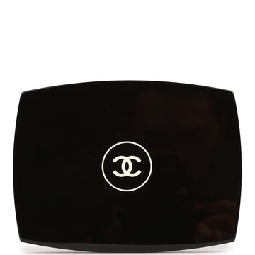 Chanel Minaudiere Compact Clutch Black Acrylic Silver Hardware