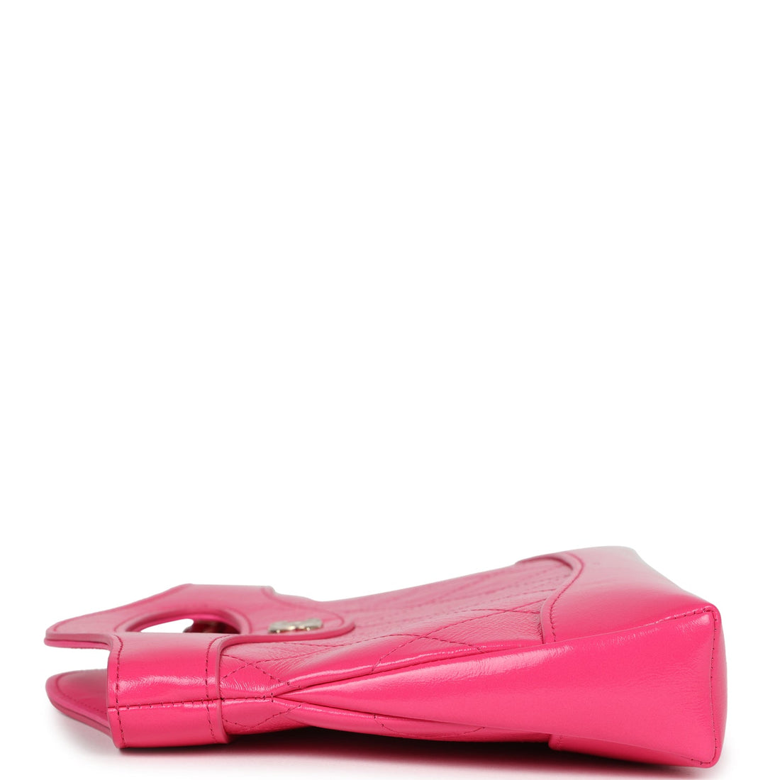 New Chanel Nano 31 Shopper Hot Pink Shiny Aged Calfskin Gold Hardware