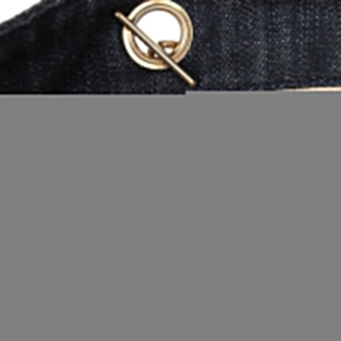 New Chanel Night Flight Embroidered Shopping Tote Multicolored Denim Gold Hardware