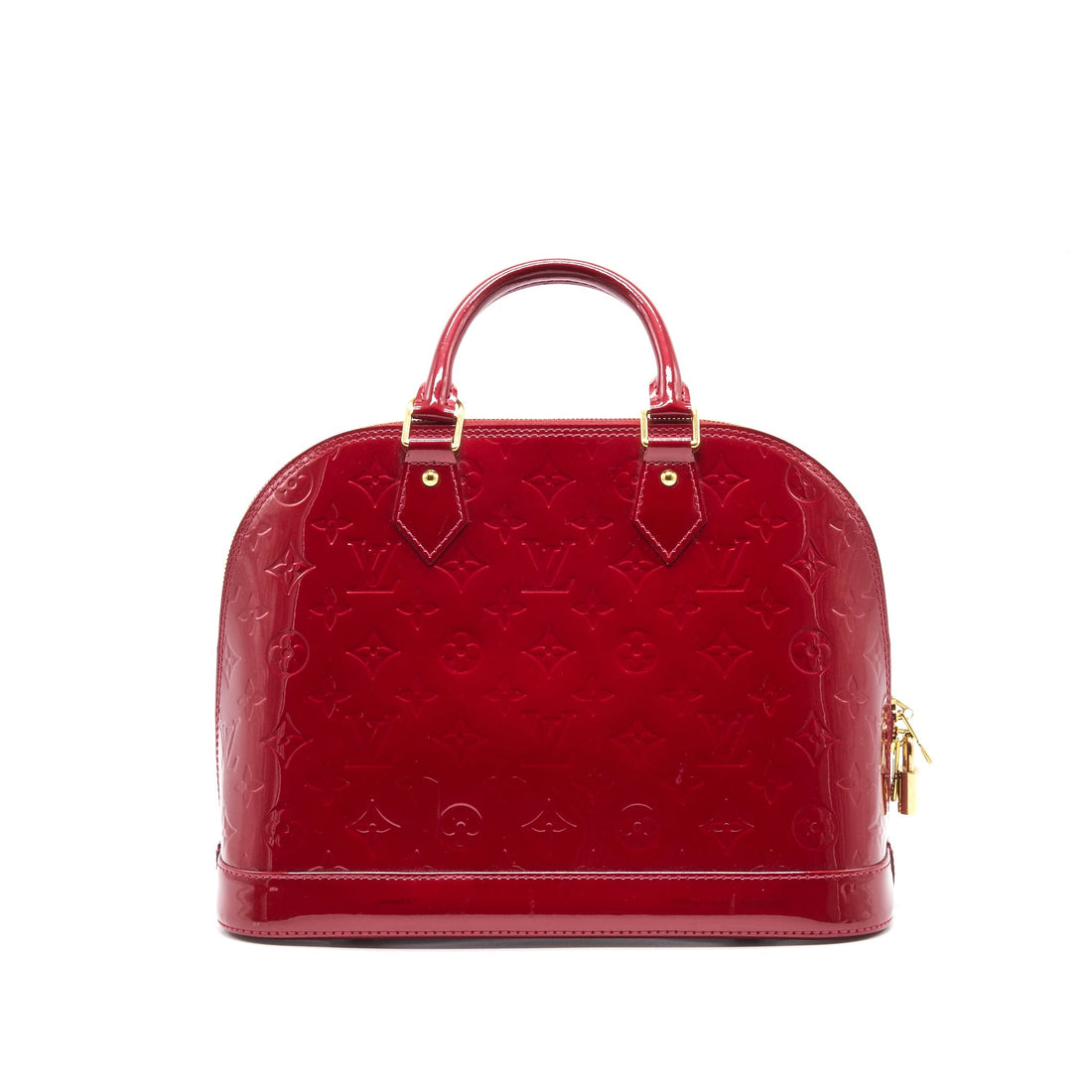 Louis Vuitton Alma PM Patent Leather Red GHW