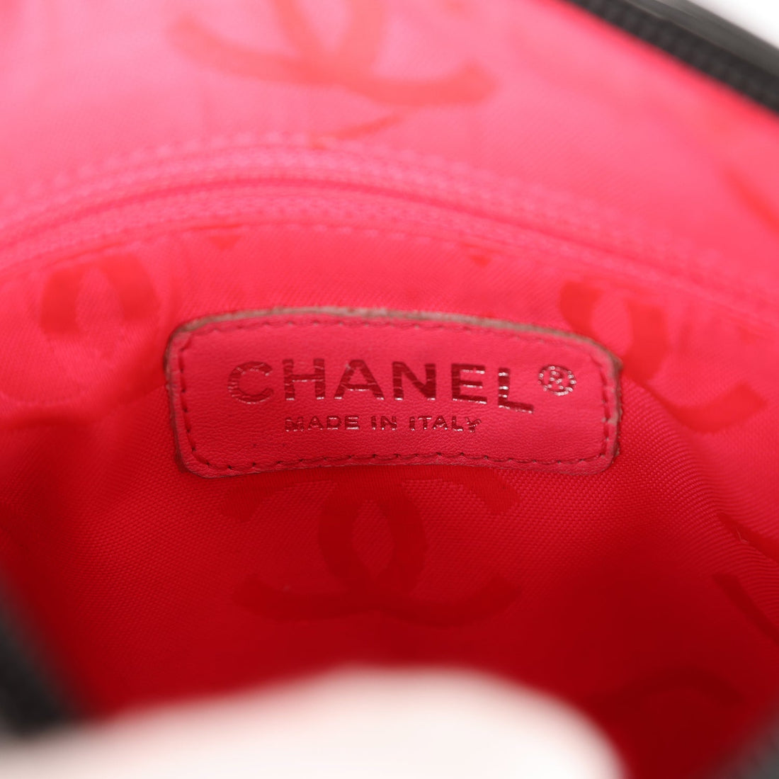 New Chanel Cambon Flat Messenger Black and White Lambskin Silver Hardware