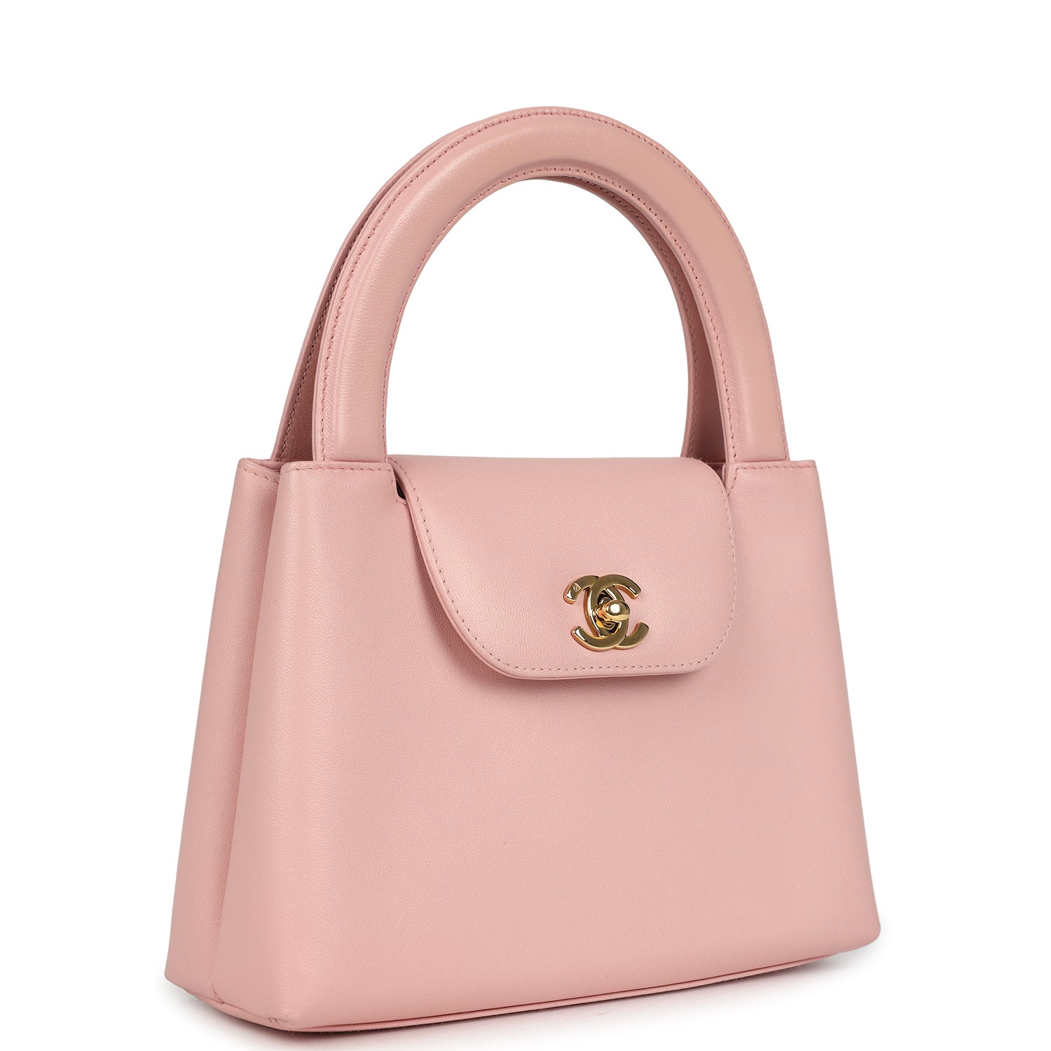 Chanel Small Kelly Pink Lambskin Gold Hardware