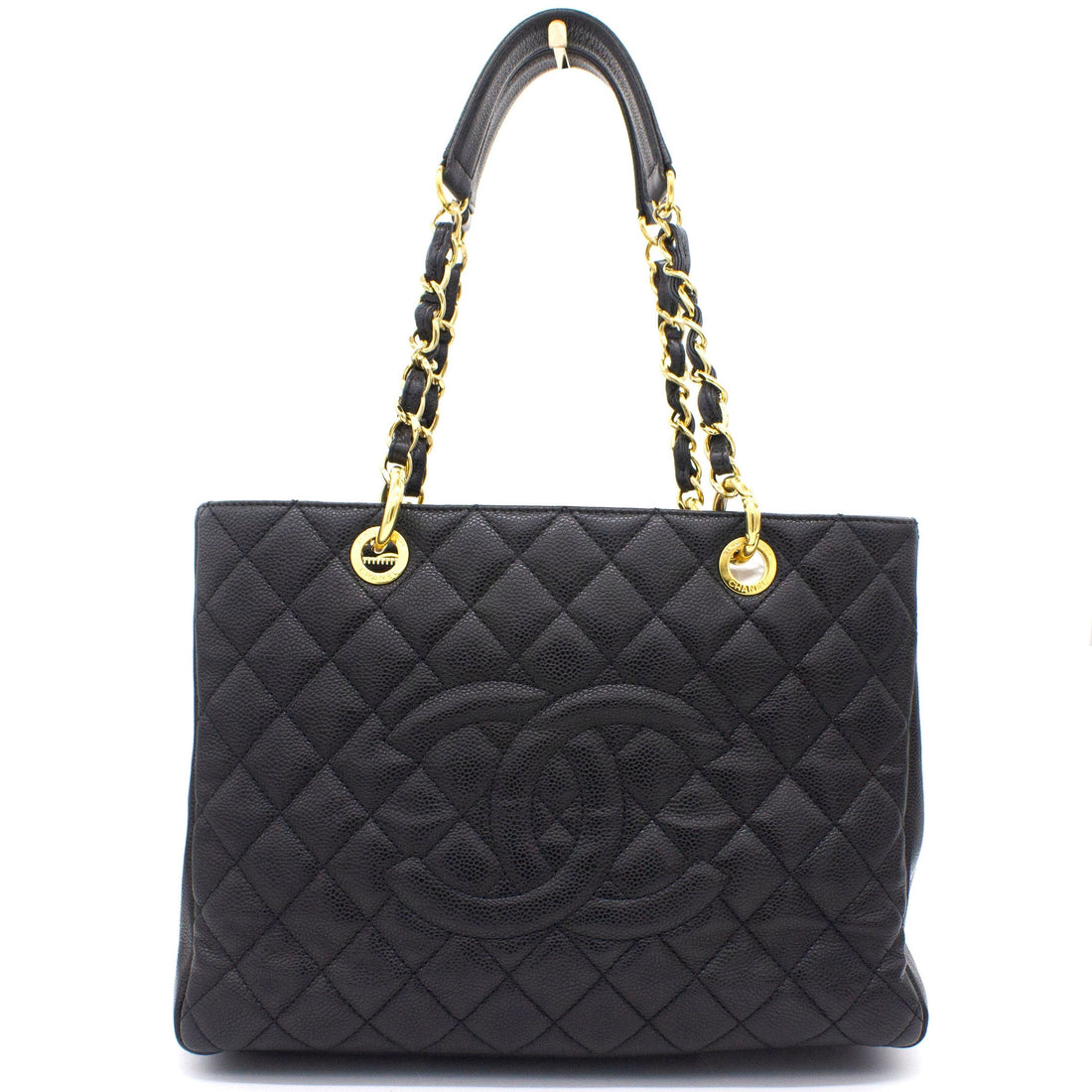 Chanel Caviar Grand Shopping Tote GST Black