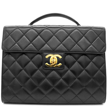Chanel 1995 diamond quilted briefcase