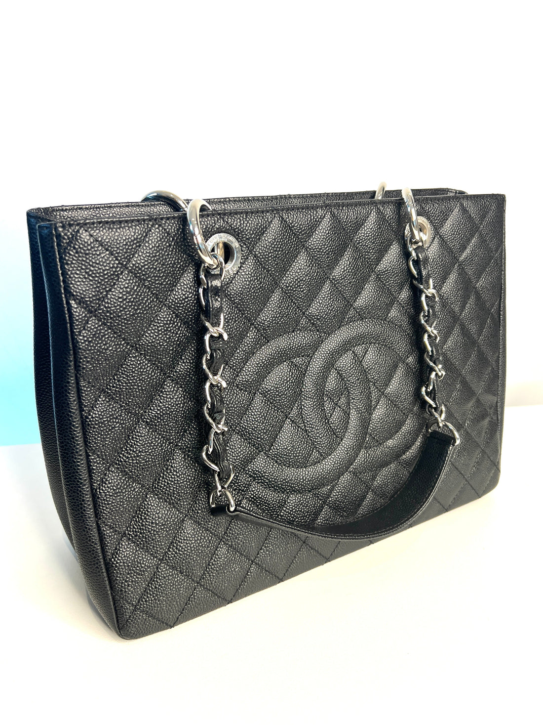 Chanel Black Caviar Large GST Shopping Shoulder Bag