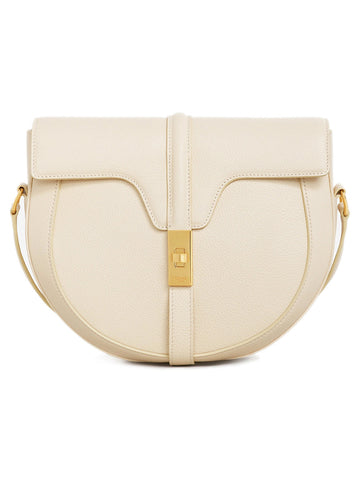 Besace 16 in Grained Calfskin Cream