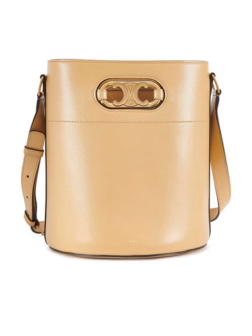 Bucket Maillon Triomphe in Satinated Calfskin