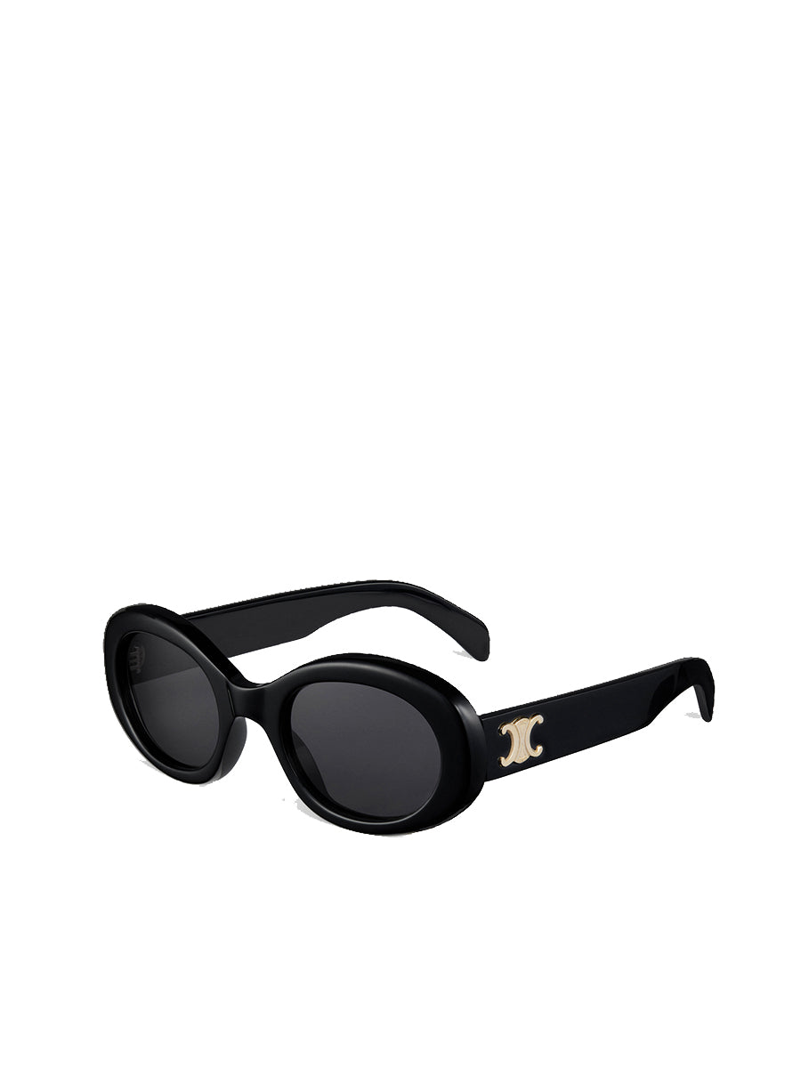Oval Sunglasses CL40194U in Black