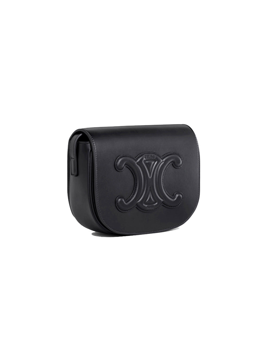 Folco Cuir Triomphe in Smooth Calfskin Black