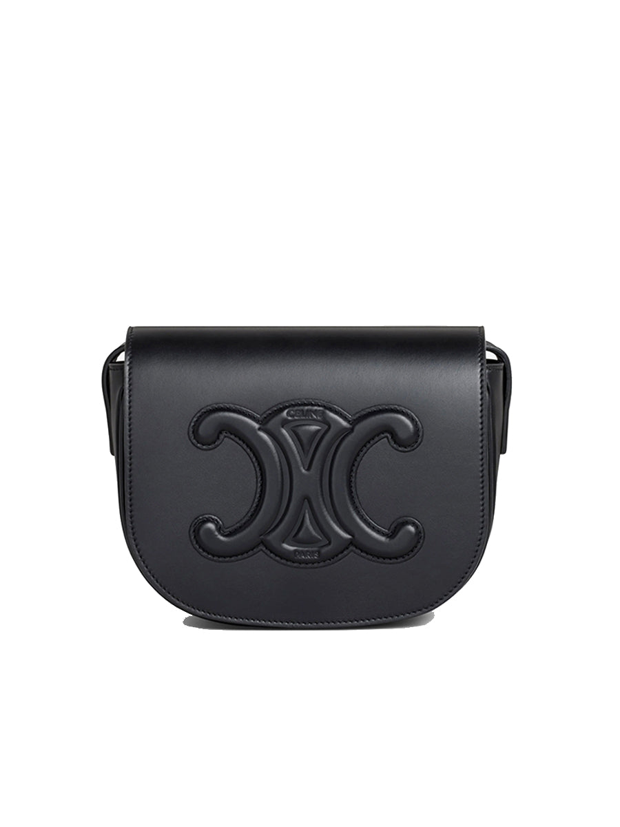 Folco Cuir Triomphe in Smooth Calfskin Black