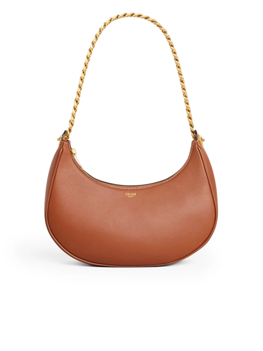 Medium Ava Chain in Smooth Calfskin Tan