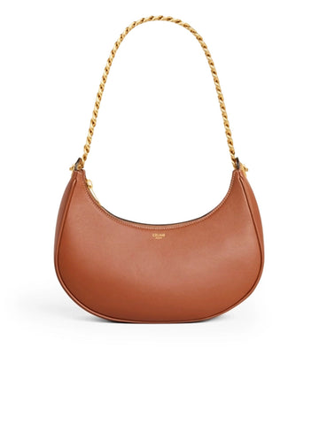 Medium Ava Chain in Smooth Calfskin Tan