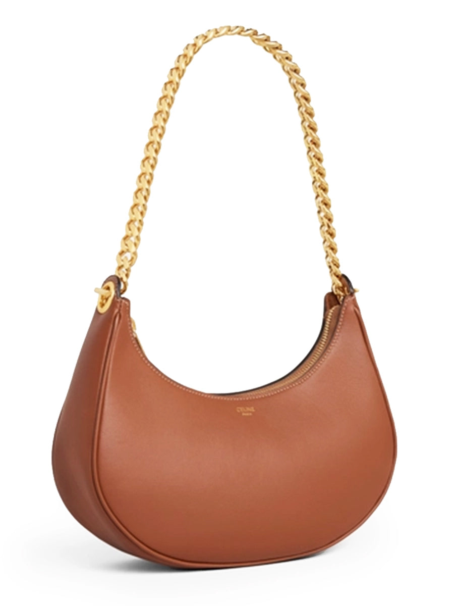 Medium Ava Chain in Smooth Calfskin Tan