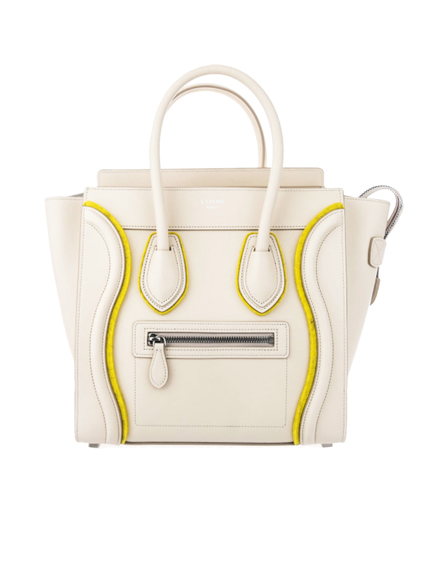 Micro Luggage Handbag in Smooth Calfskin