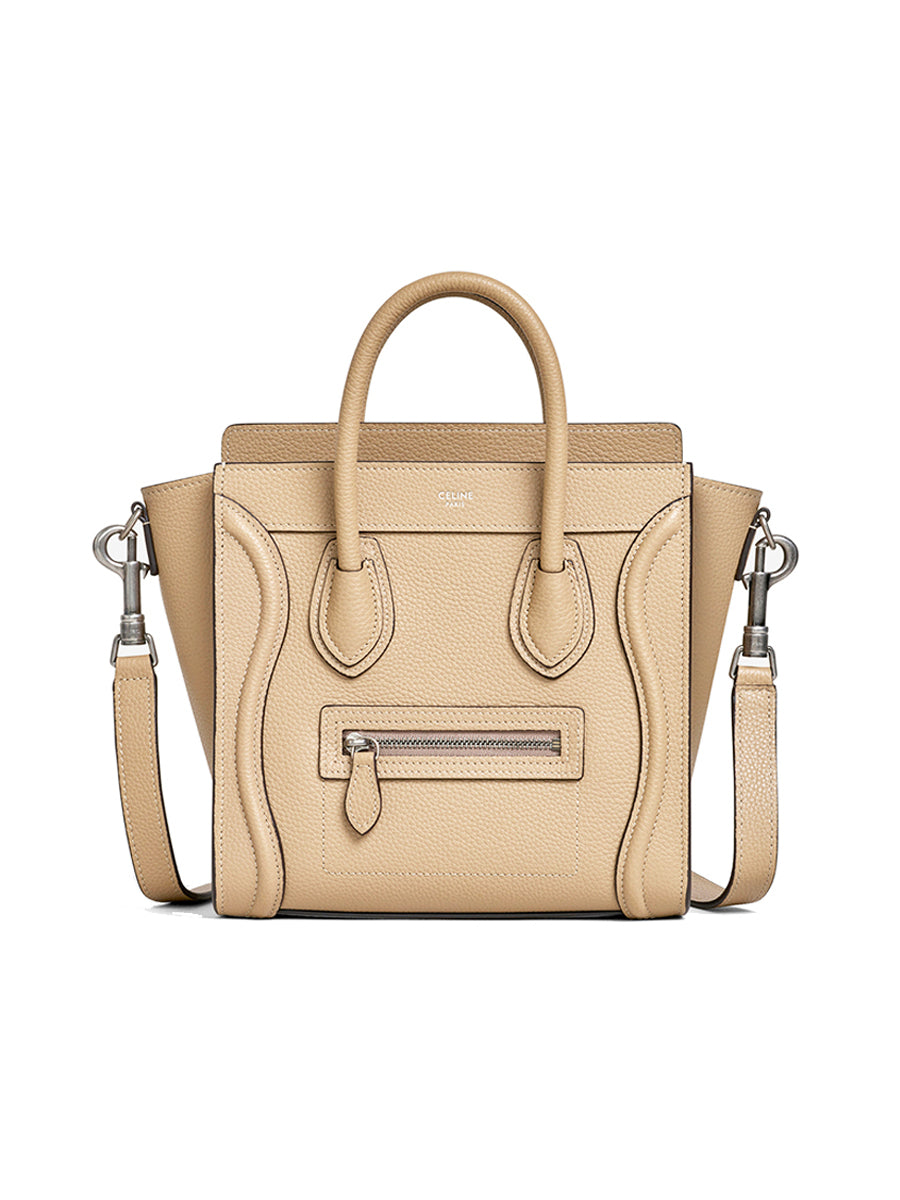 Nano Luggage Dune Grained Leather Tote