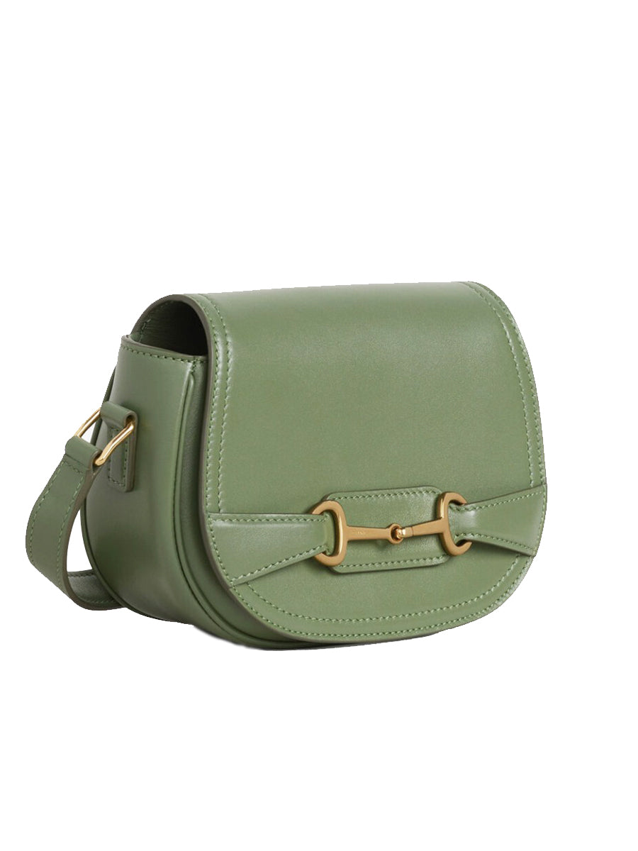 Small Crecy Bag in Shiny Calfskin Light Khaki