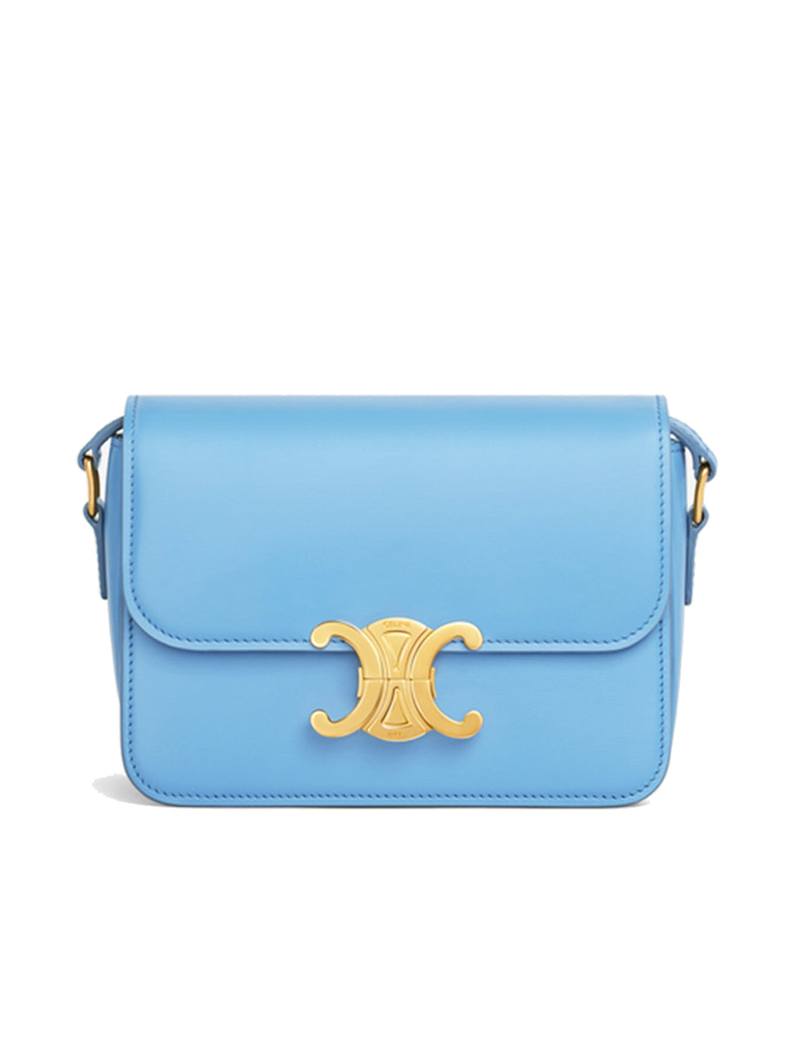 Teen Triomphe Bag in Shiny Calfskin