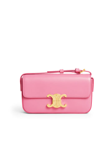 Triomphe Shoulder Bag in Shiny Calfskin