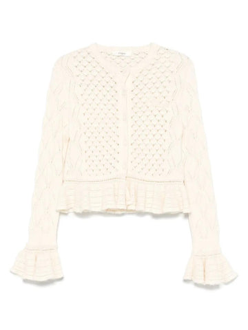 CHLOÉ Wool and Silk Cardigan
