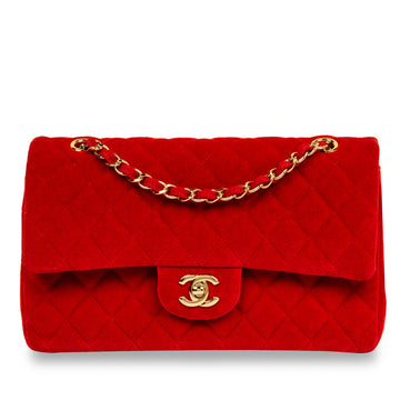 Chanel Classic Flap Bag Medium Velvet